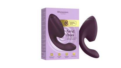 Womanizer Next Duo - Estimulador dual 3D Pleasure Air + Punto G 