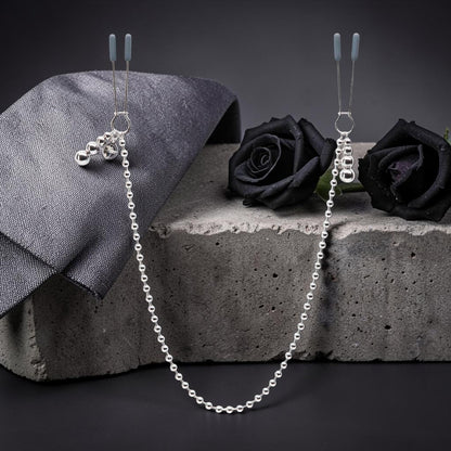 Fifty Shades Darker At My Mercy Beaded Chain Nipple Clamps
