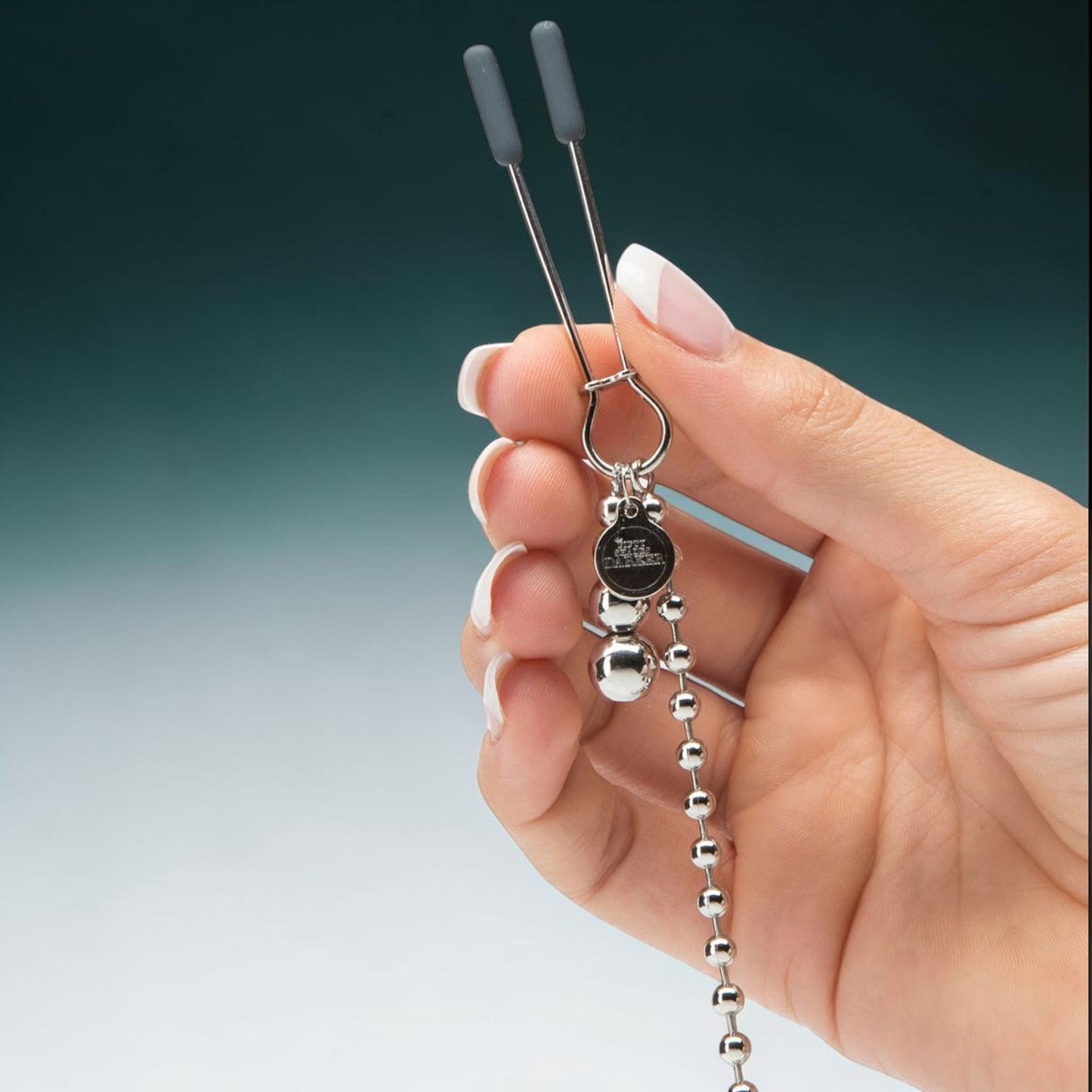 Fifty Shades Darker At My Mercy Beaded Chain Nipple Clamps