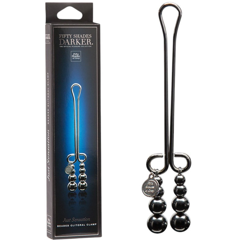 Fifty Shades Darker Just Sensation Beaded - Clitoral Clamp