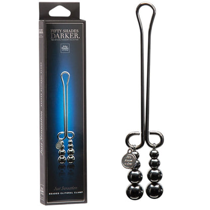 Fifty Shades Darker Just Sensation Beaded - Clitoral Clamp