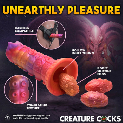 Nymphoid Ovipositor Silicone Dildo