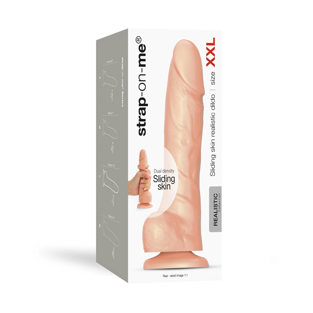 Consolador realista "Sliding Skin" STRAP-ON-ME 