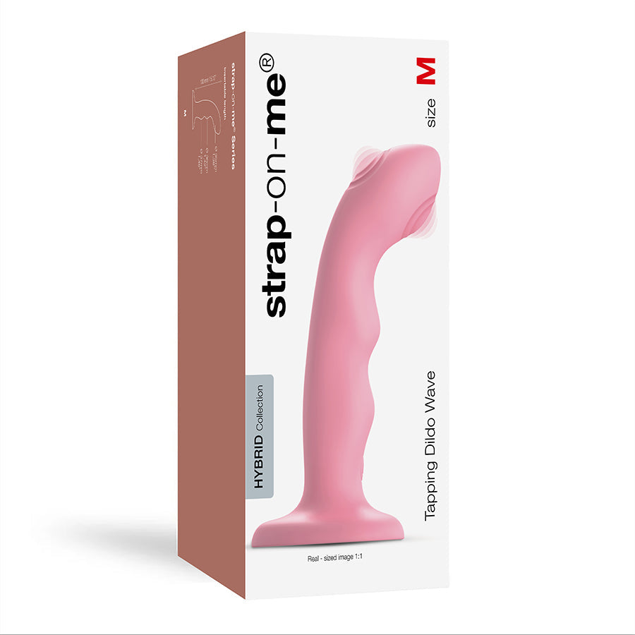 STRAP-ON-ME Tapping Dildo WAVE - G-Spot & Harness-Compatible