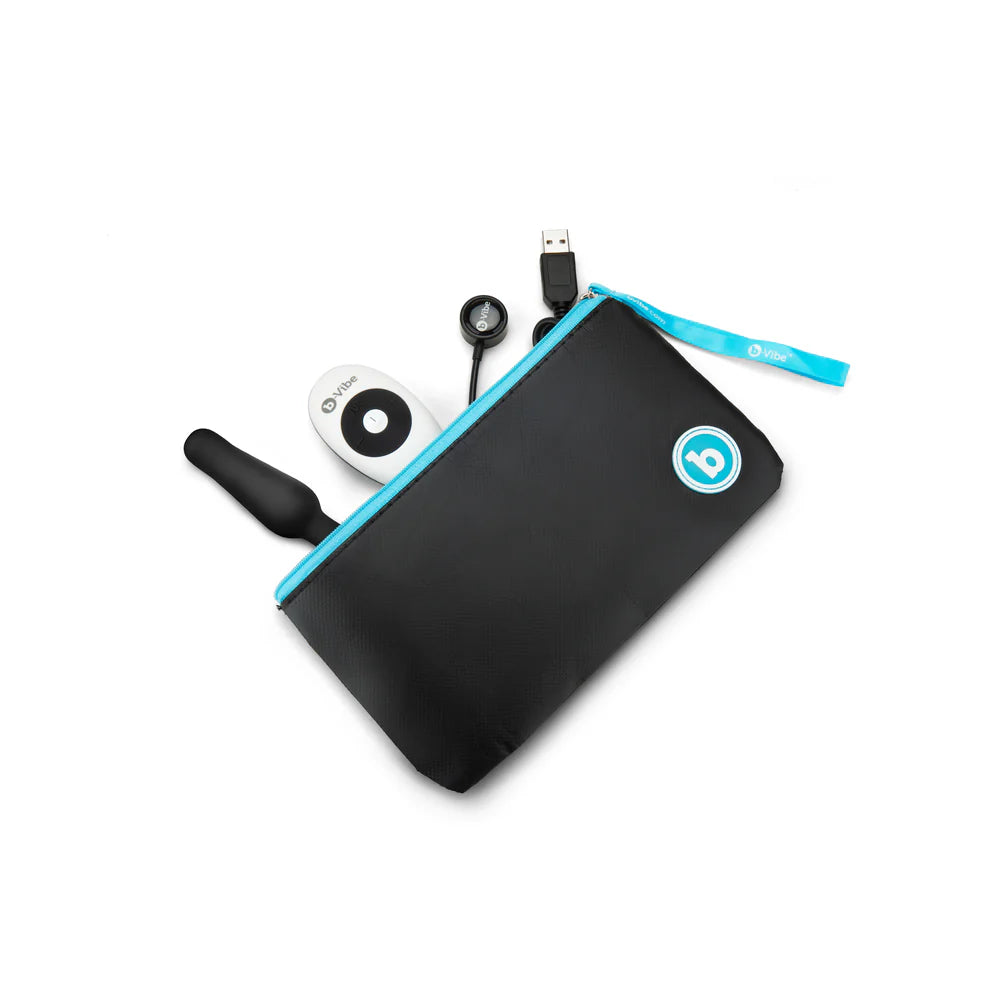 b-Vibe NOVICE PLUG Vibrating Anal Plug - Remote Control USB