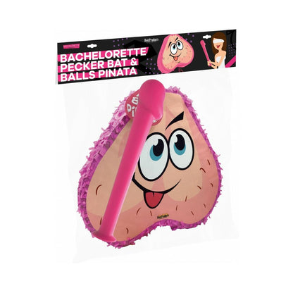Hott Products Pink Pecker Bat & Ball Piñata - Combo Pack
