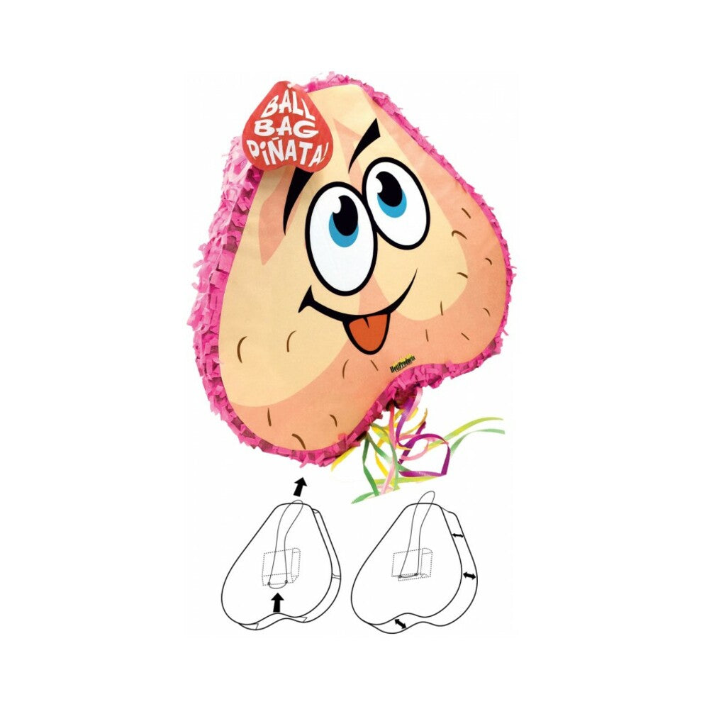 Hott Products Pink Pecker Bat & Ball Piñata - Combo Pack