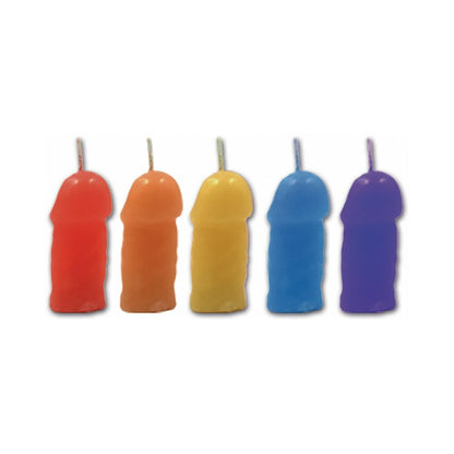 Hott Products Pecker Party Candles - Jasmine Scented 5-Pack