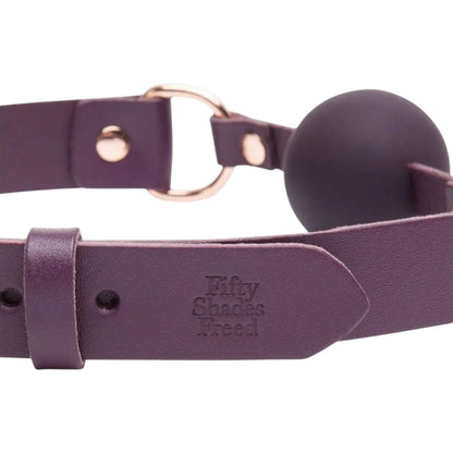 Fifty Shades Freed Cherished Collection - Leather Ball Gag