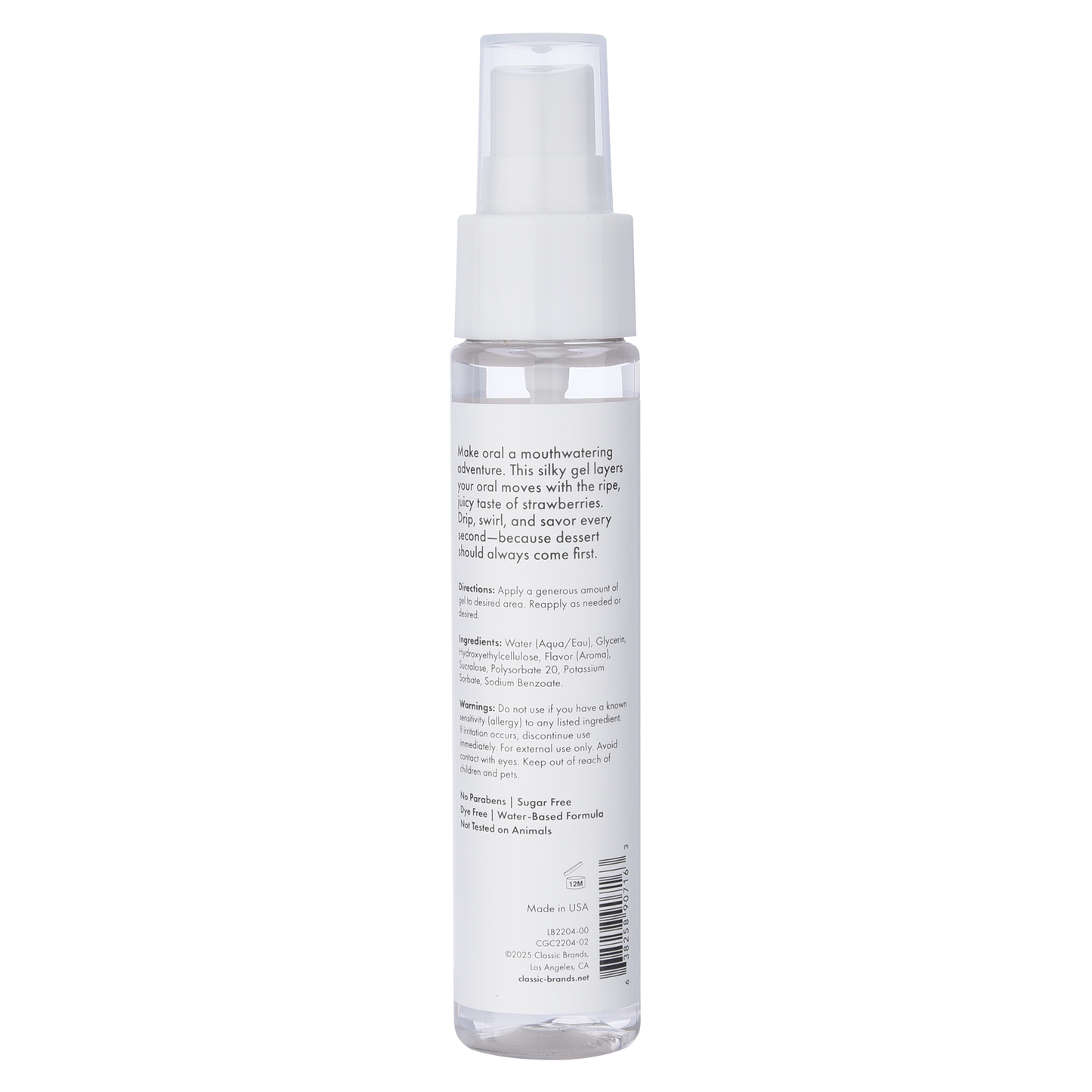 Gel para sexo oral CG BLOW ME - Gel besable con sabor 