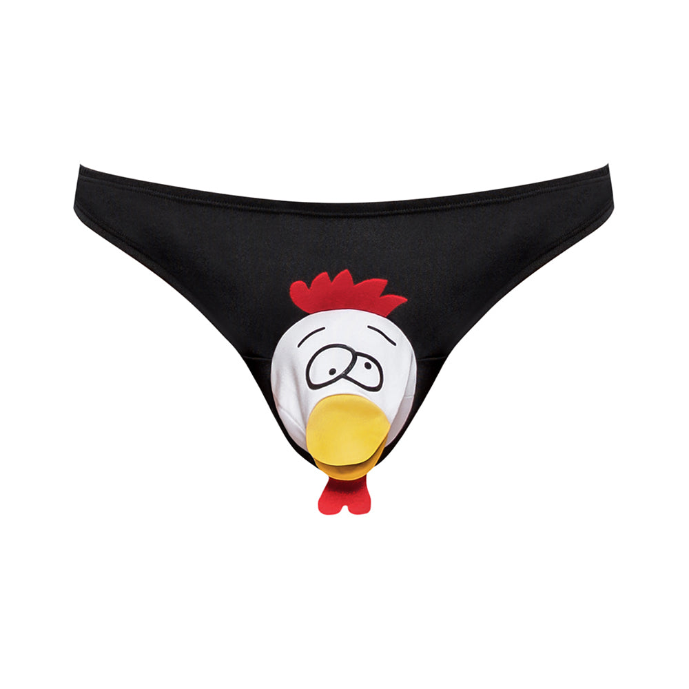 Male Power Novelty Choke The Chicken Bikini - Underwear Black O/S