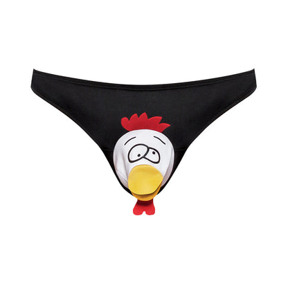 Male Power Novelty Choke The Chicken Bikini - Underwear Black O/S