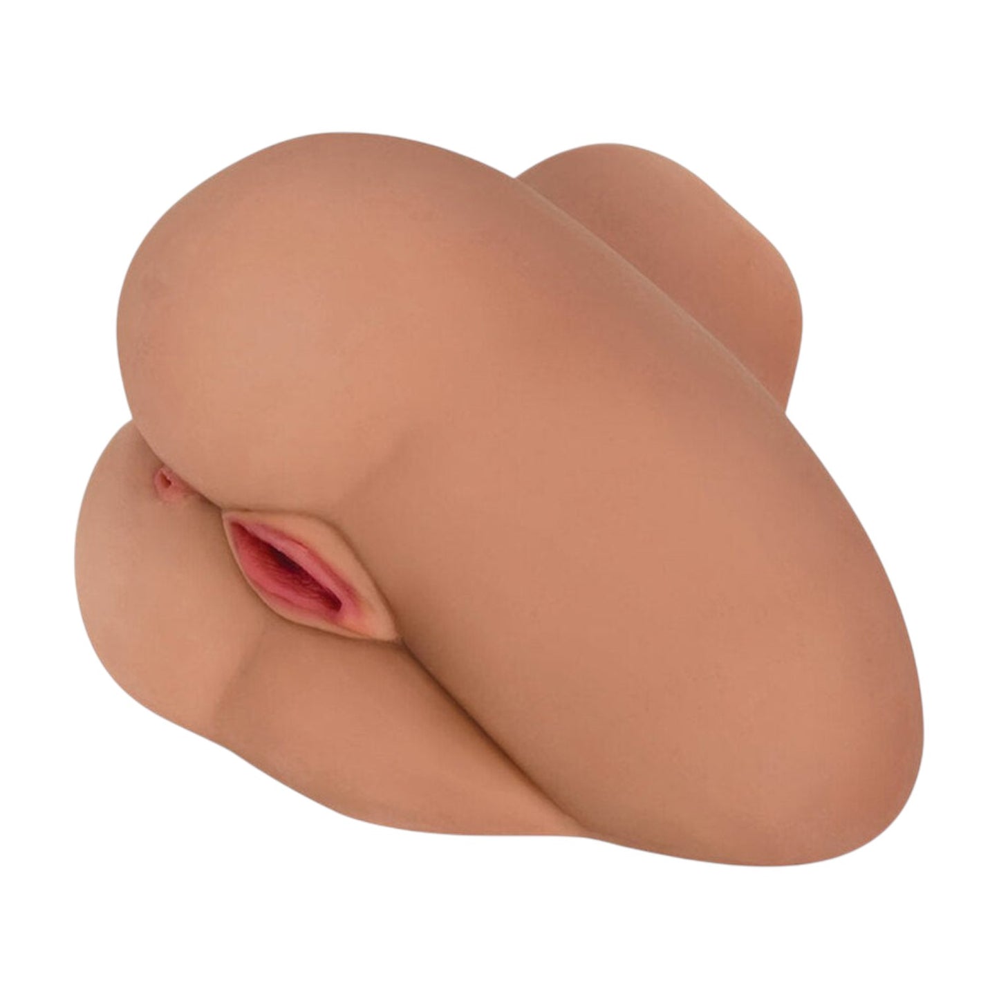Curve Toys Mistress - Perfect Fuck Alexis Vibrating Dual Entry Masturbator Tan