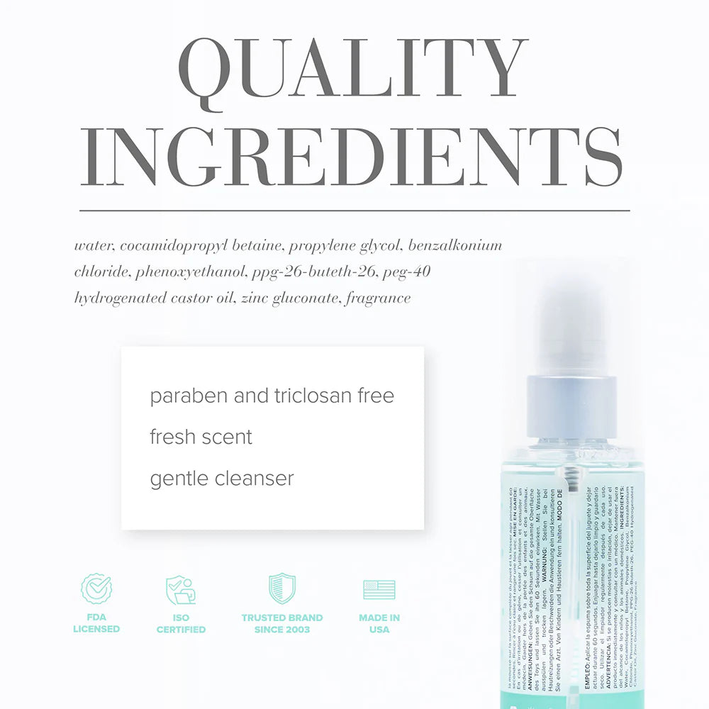 Limpiador de juguetes en aerosol JO - Aroma fresco 4 oz 
