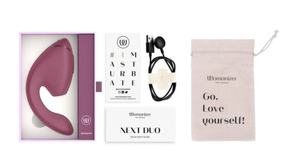 Womanizer Next Duo - Estimulador dual 3D Pleasure Air + Punto G 