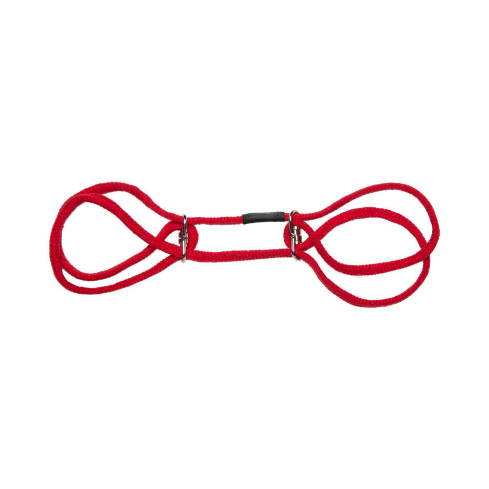 Doc Johnson Japanese Style Bondage Cotton Wrist & Ankle Cuffs Red
