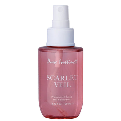 PURE INSTINCT - PHEROMONE HAIR & BODY MIST - SCARLET VEIL - 3.35 floz | 99mL