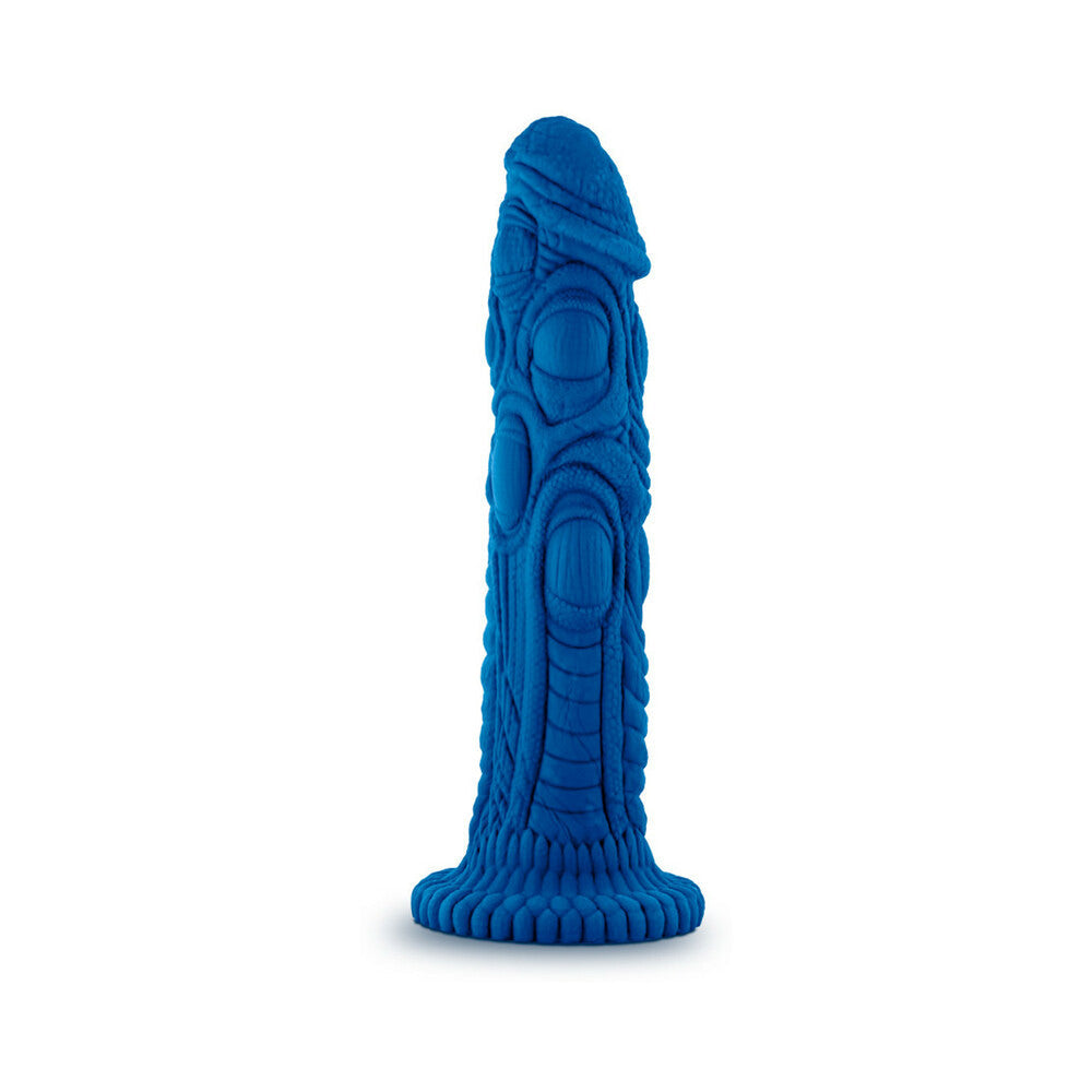 Blush The Realm - Draken 7.5 in. Silicone Lock On Fantasy Dildo Blue