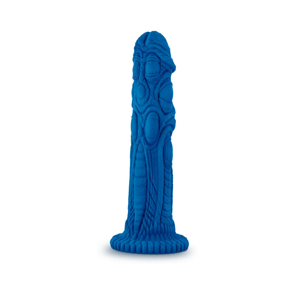 Blush The Realm - Draken 7.5 in. Silicone Lock On Fantasy Dildo Blue