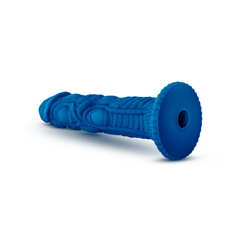 Blush The Realm - Draken 7.5 in. Silicone Lock On Fantasy Dildo Blue