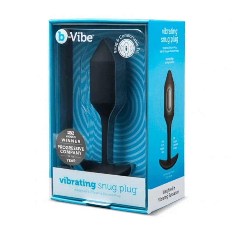 b-Vibe Vibrating Snug Plug 2 - Black