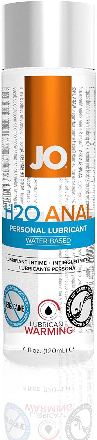 - JO Lubricants - JO H2O Anal - Warming - Lubricant 4 floz / 120 mL - PlayLoveToys