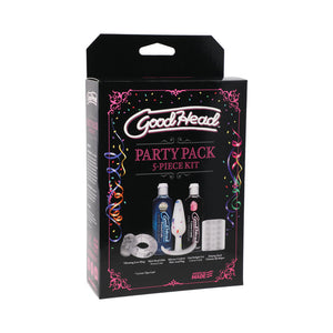 Doc Johnson GoodHead Party Pack - Complete Oral Pleasure Kit 5pc