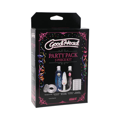 Doc Johnson GoodHead Party Pack - Complete Oral Pleasure Kit 5pc
