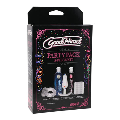 Doc Johnson GoodHead Party Pack - Complete Oral Pleasure Kit 5pc