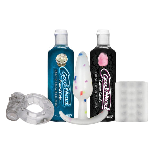 Doc Johnson GoodHead Party Pack - Complete Oral Pleasure Kit 5pc