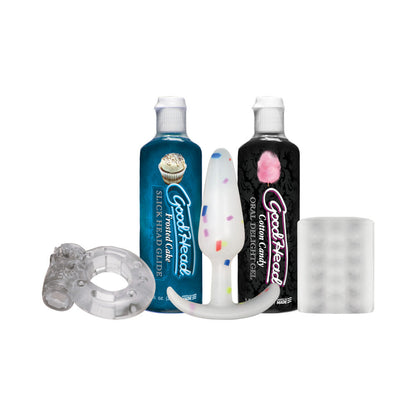 Doc Johnson GoodHead Party Pack - Complete Oral Pleasure Kit 5pc