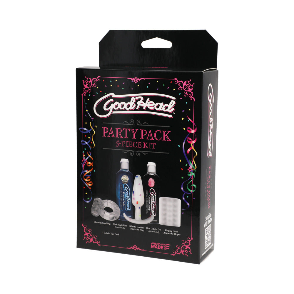 Doc Johnson GoodHead Party Pack - Complete Oral Pleasure Kit 5pc