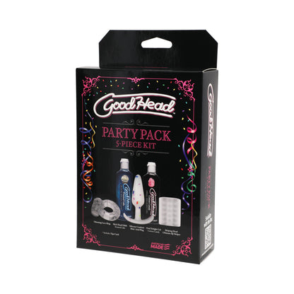 Doc Johnson GoodHead Party Pack - Complete Oral Pleasure Kit 5pc