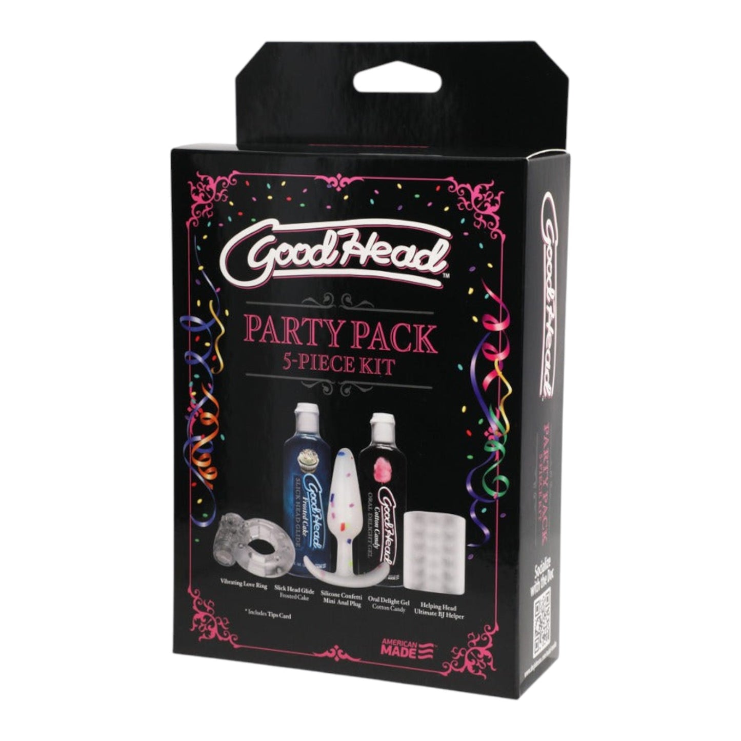 Doc Johnson GoodHead Party Pack - Complete Oral Pleasure Kit 5pc