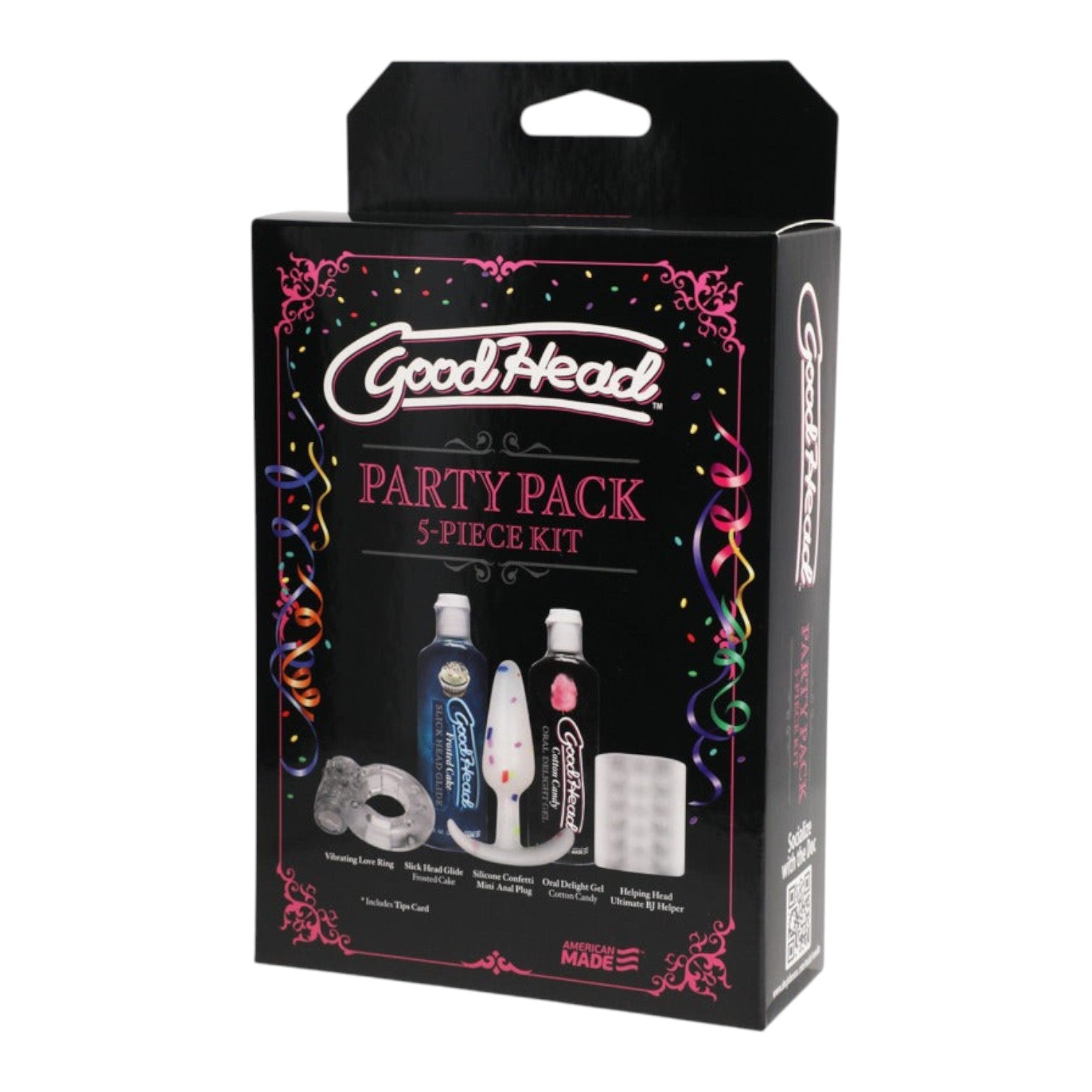 Doc Johnson GoodHead Party Pack - Complete Oral Pleasure Kit 5pc