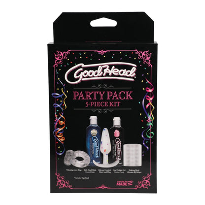 Doc Johnson GoodHead Party Pack - Complete Oral Pleasure Kit 5pc
