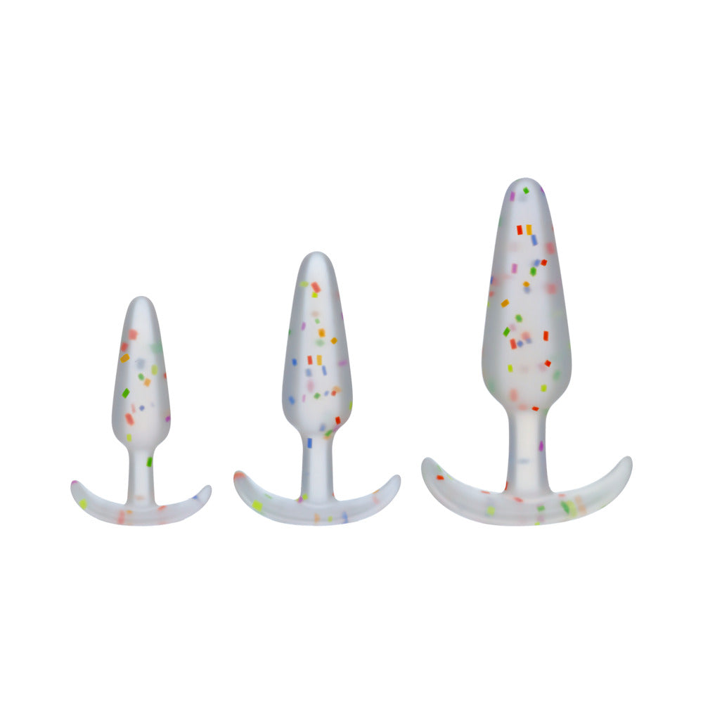 Doc Johnson Mood Pride Anal Plug - Training Set 3-Piece