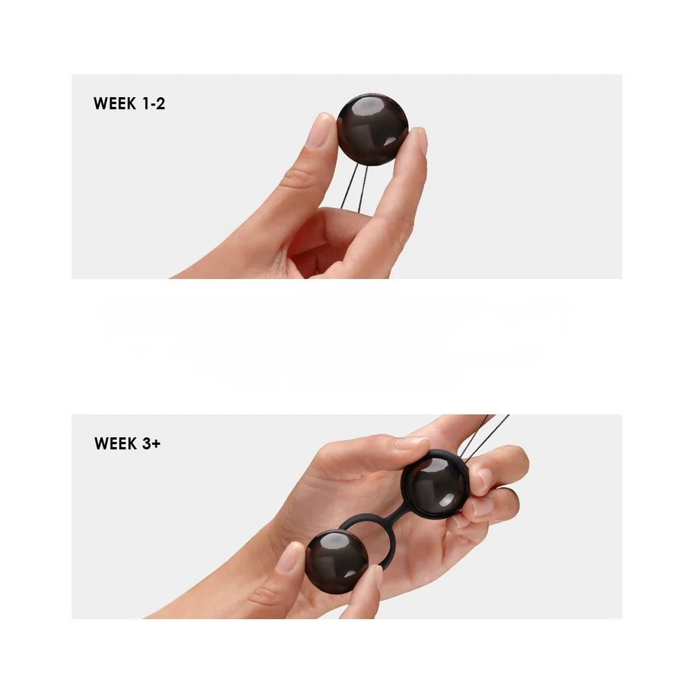 LELO Beads Noir - Ben Wa Kegel Balls Black
