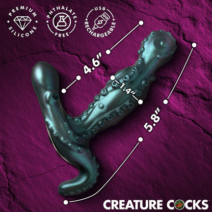 Octoprobe Gyrating Prostate Vibrator with Remote