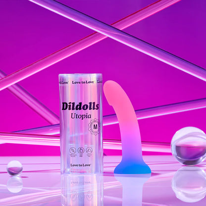 LOVE TO LOVE DILDOLLS UTOPIA - Gradient Dildo Liquid Silicone