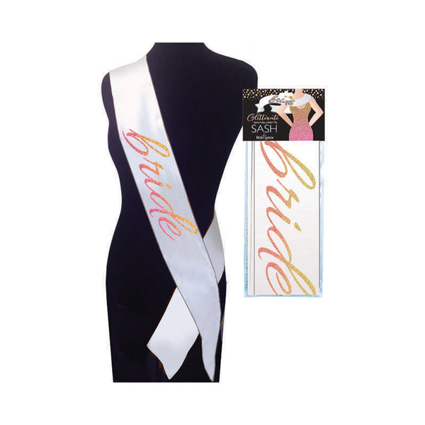 Little Genie Glitterati Bride Sash - Bachelorette Party Sash