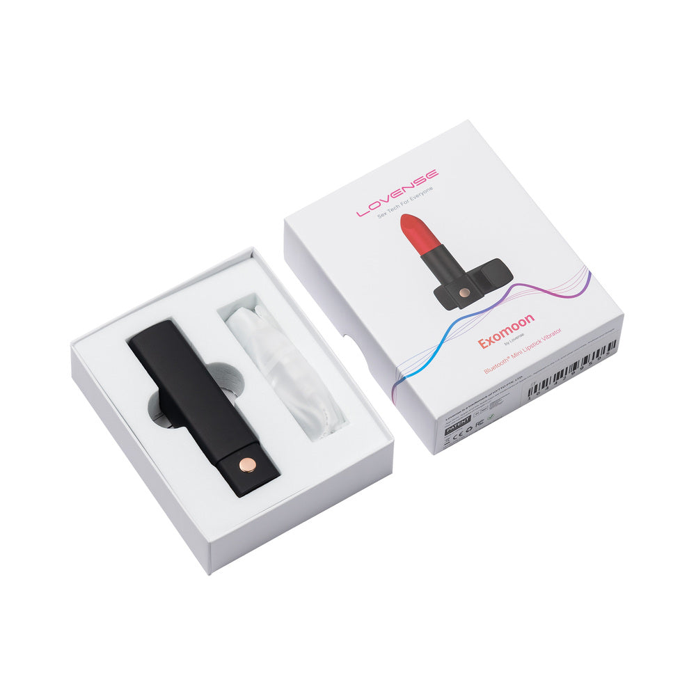 Lovense Exomoon Bluetooth - Minivibrador con forma de Pintalabios
