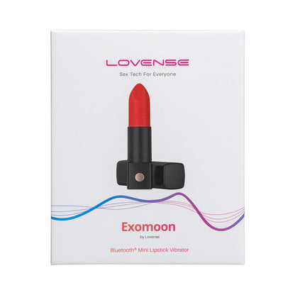Lovense Exomoon Bluetooth - Minivibrador con forma de Pintalabios