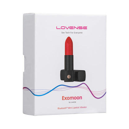 Lovense Exomoon Bluetooth - Minivibrador con forma de Pintalabios
