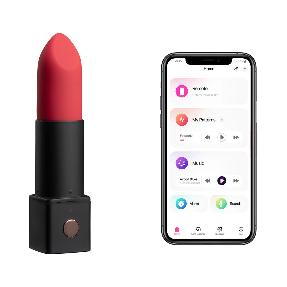 Lovense Exomoon Bluetooth - Minivibrador con forma de Pintalabios