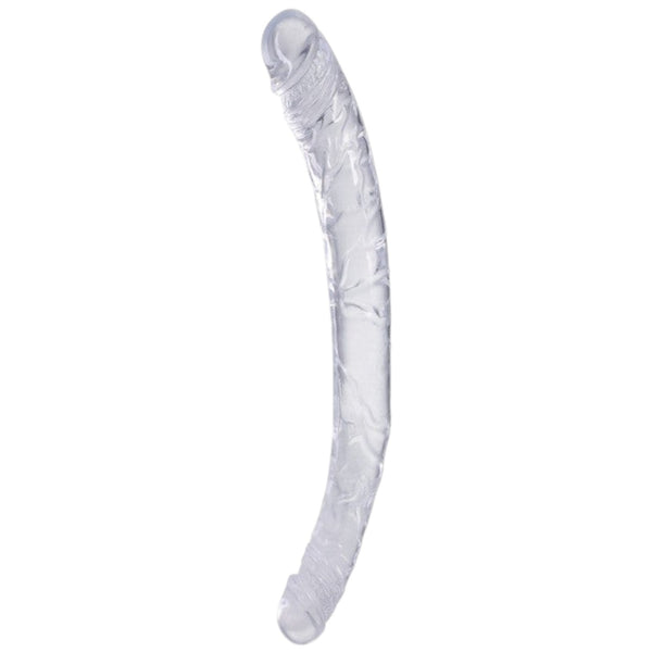Doc Johnson Double Dong - 13 in. Dual Ended Dildo Clear