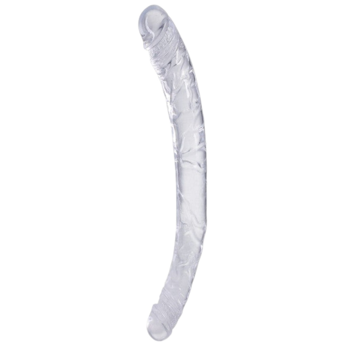 Doc Johnson Double Dong - 13 in. Dual Ended Dildo Clear