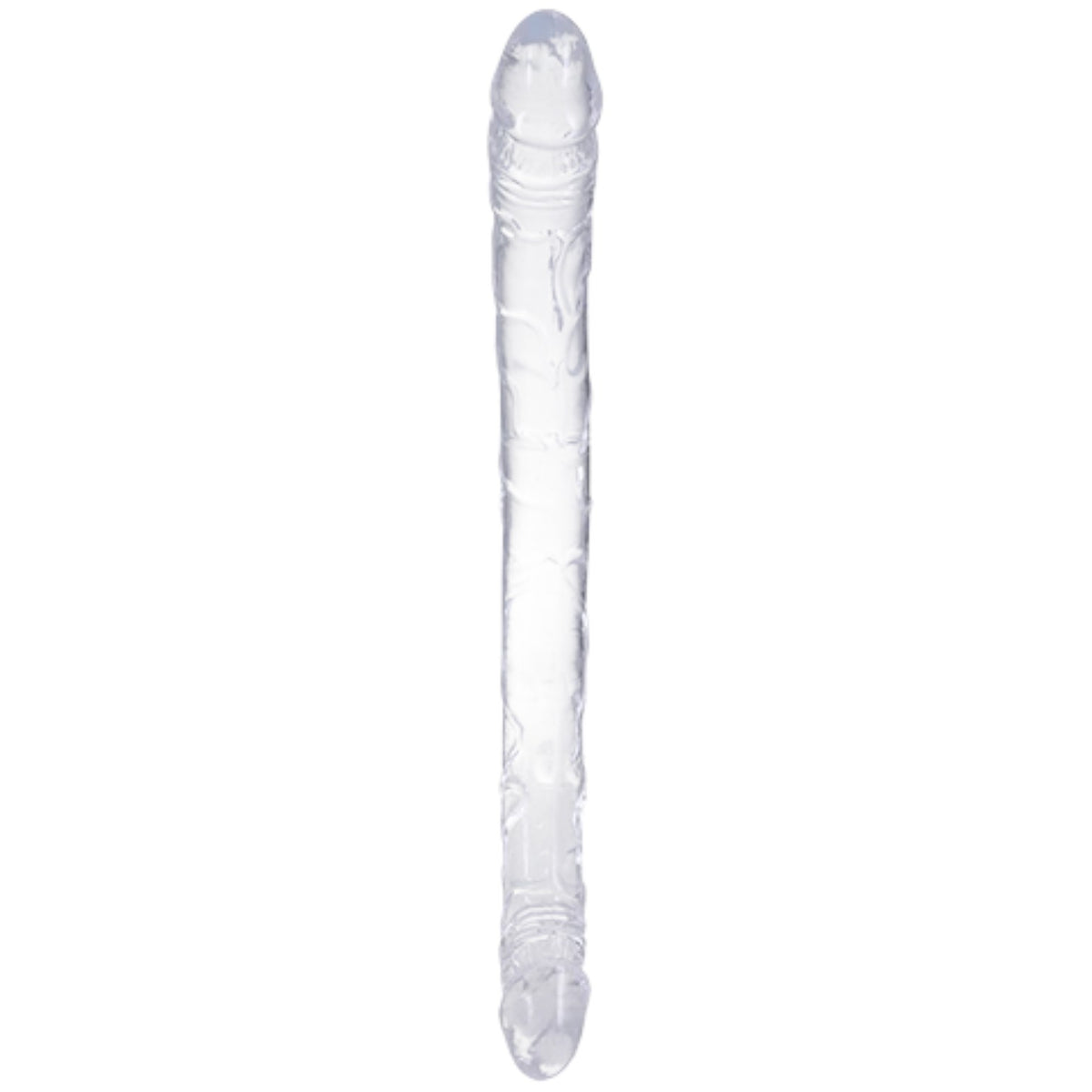 Doc Johnson Double Dong - 13 in. Dual Ended Dildo Clear