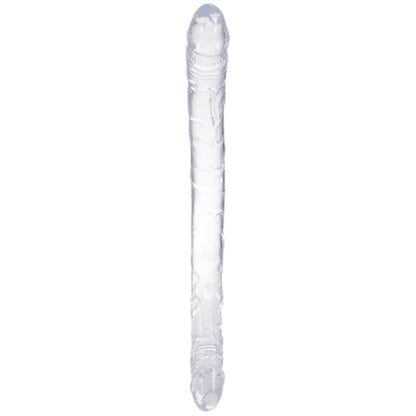 Doc Johnson Double Dong - 13 in. Dual Ended Dildo Clear