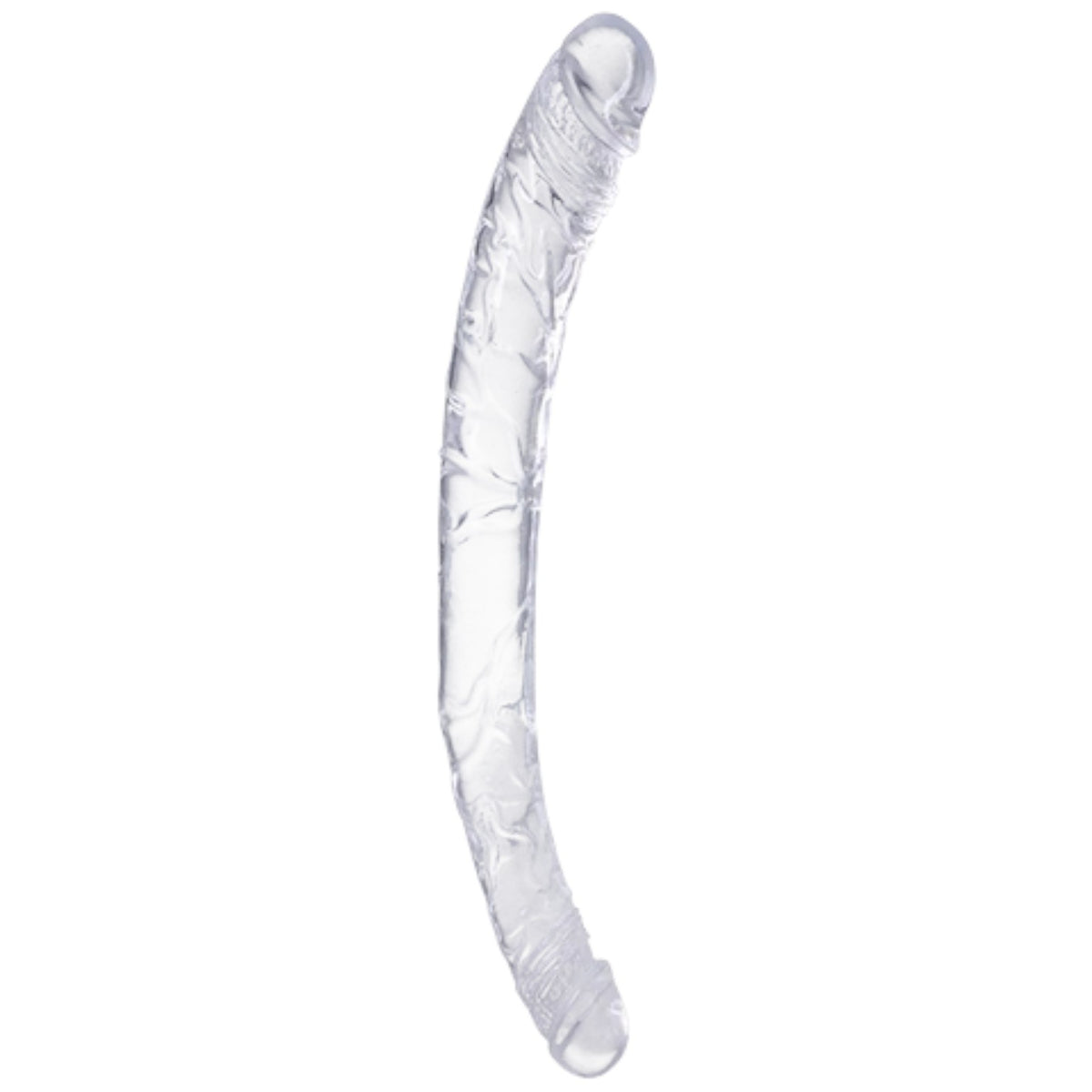 Doc Johnson Double Dong - 13 in. Dual Ended Dildo Clear